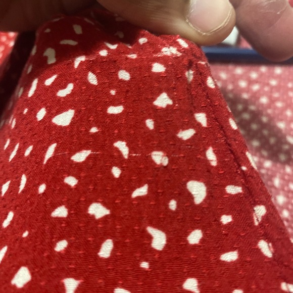 Ava & Viv Red Polka Dot Dress - Picture 3 of 9